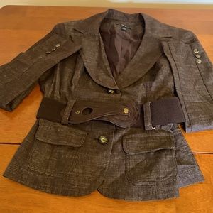 Brown blazer